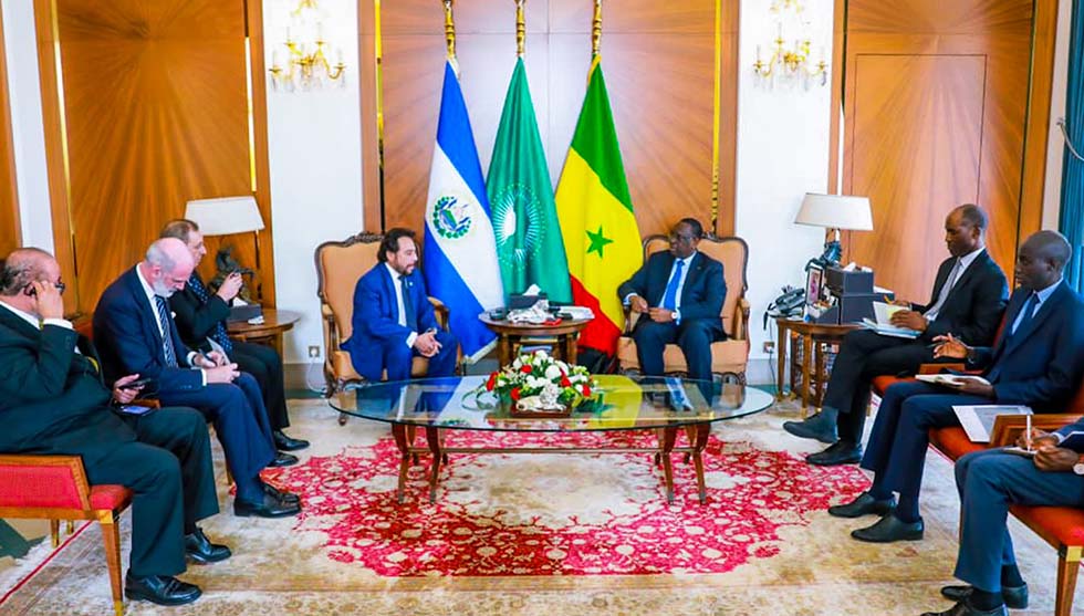 Los gobiernos de El Salvador y Senegal sostienen histórico encuentro