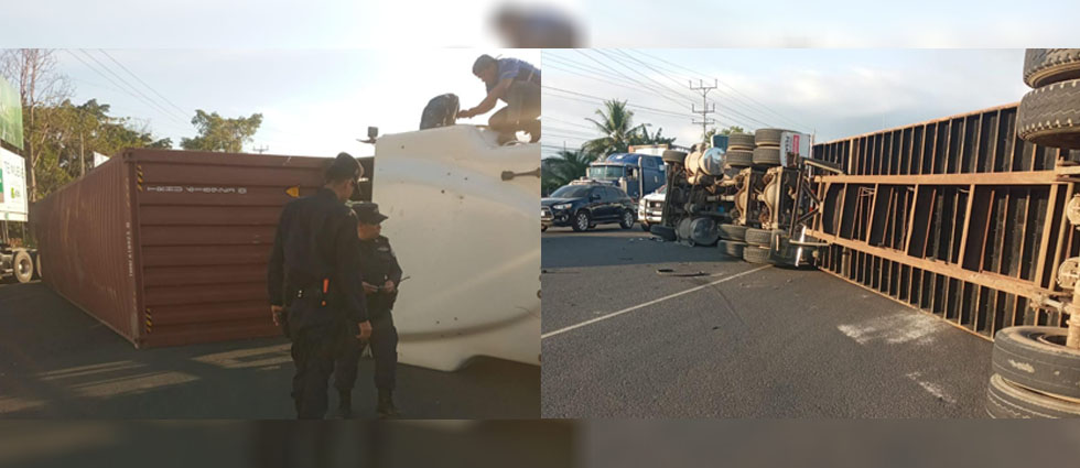 Reportan fuerte accidente de tránsito en Sonsonate