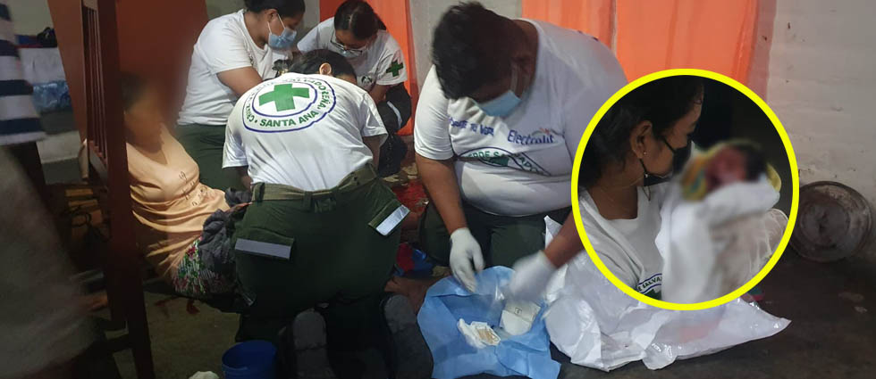 Socorristas de Cruz Verde atienden con éxito alumbramiento en plena madrugada