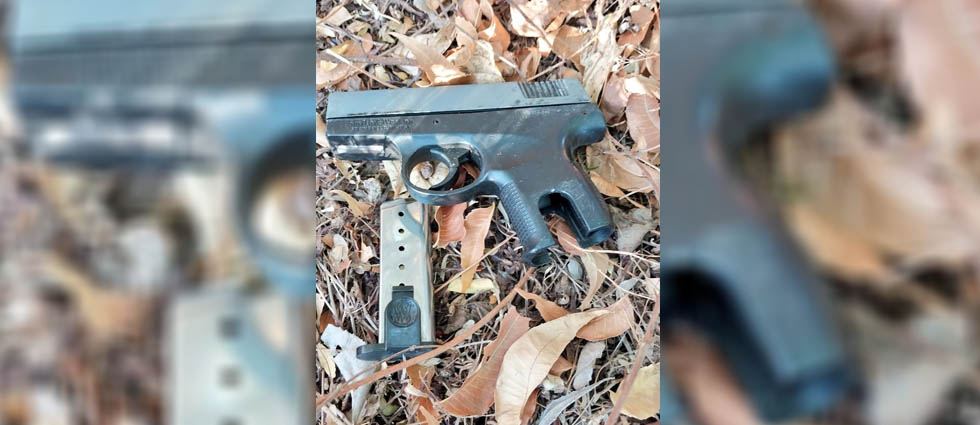 Militares hallan arma de fuego abandonada durante un patrullaje en La Unión