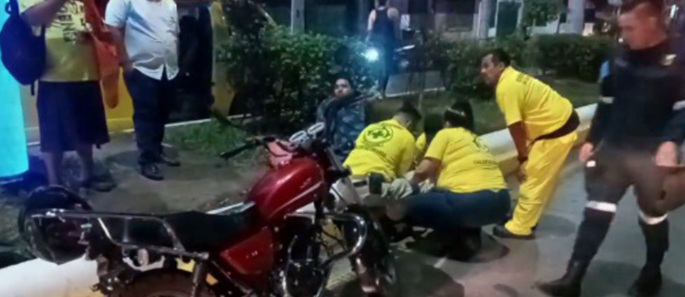 Conductor acaba en el hospital tras accidentarse sobre la Troncal del Norte