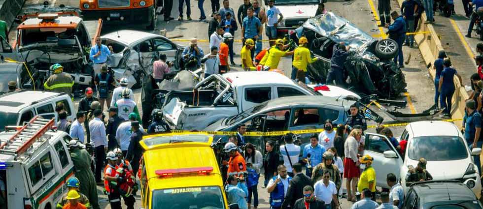 Fallece segunda víctima de múltiple accidente en Los Próceres
