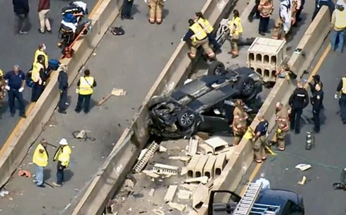 Dos hermanos salvadoreños, entre las víctimas mortales del aparatoso accidente en Maryland, Estados Unidos