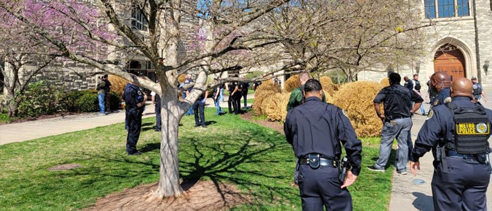 Abaten a pistolero luego que le quitó la vida a varios niños en escuela de Nashville, Estados Unidos