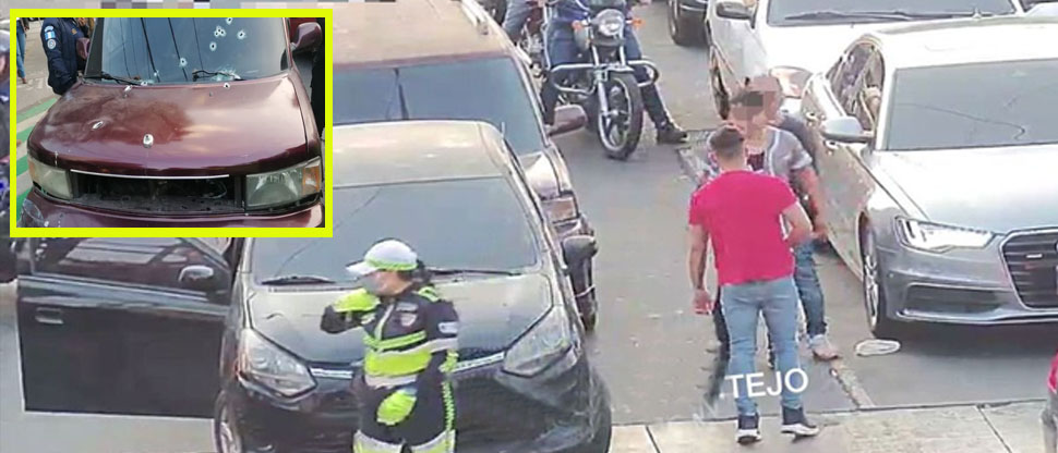 Automovilista agarra a balazos a carro que no le quiso ceder el paso en Guatemala