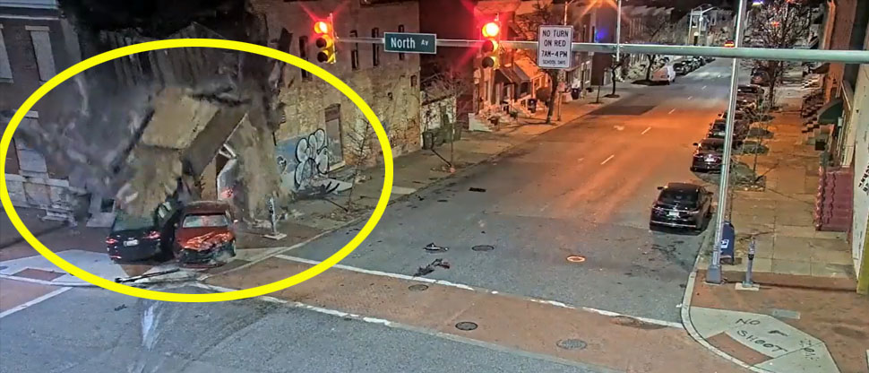 Hombre roba carro, quita la vida a un peatón y se estrella contra edificio en Estados Unidos