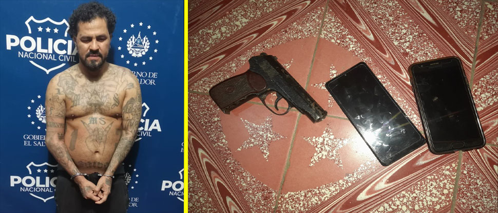 Capturan a marero alias Chorizo quien disparó contra agentes de la PNC intentando escapar