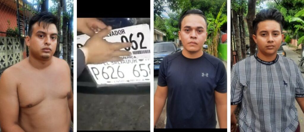 Así era el modo de operar de banda de ladrones capturada este miércoles en Soyapango (VIDEO)