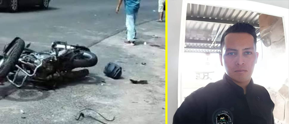 Él era el motociclista fallecido en accidente en la carretera Litoral, su novia embarazada también pereció