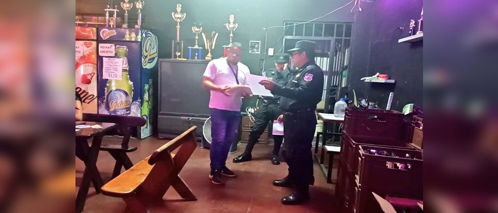 PNC ejecuta operativo en cervecerías y centros de tolerancia