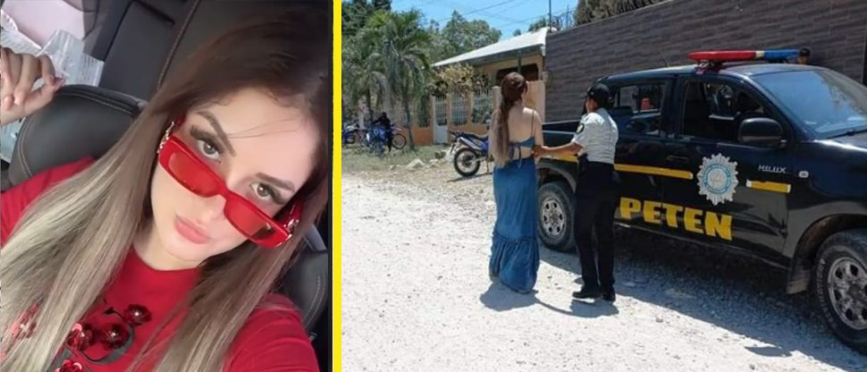Exreina de belleza capturada en Guatemala manejando carro robado presume que está libre