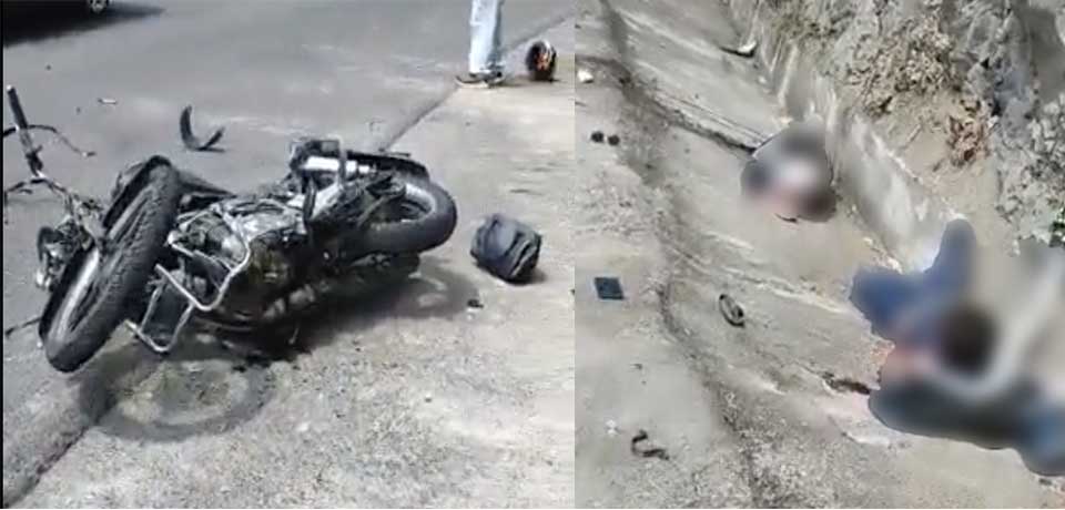 Mujer que viajaba en motocicleta fallece tras brutal choque en carretera al Puerto de La Libertad