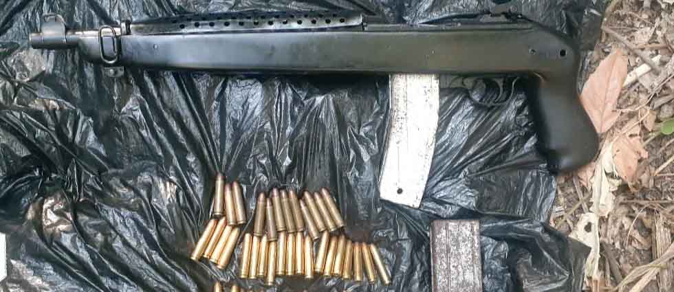 Pandilleros abandonan armas y municiones en Soyapango
