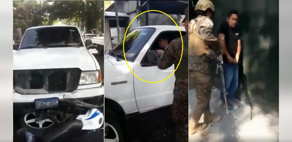 Capturan en flagrancia a sujetos ebrios tras atropellar a motociclista | VIDEO