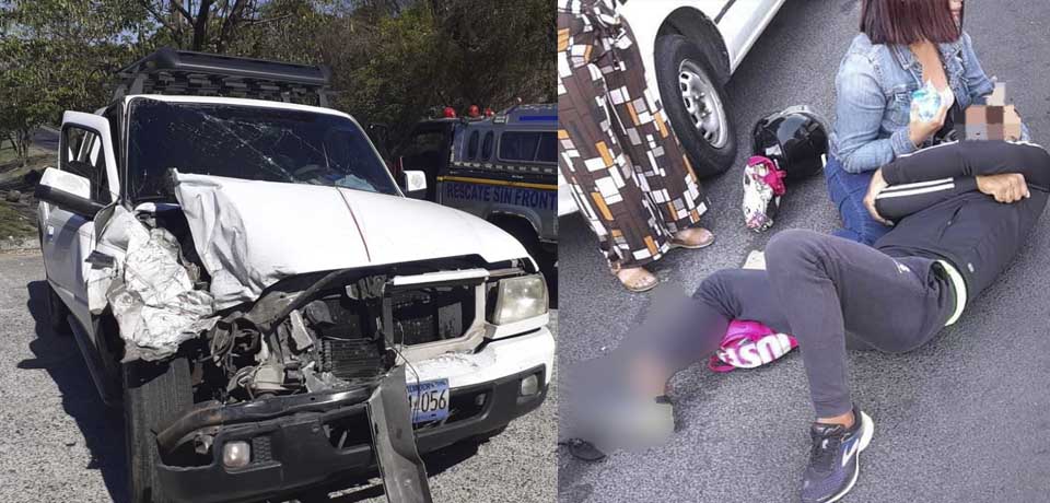 Joven motociclista a punto de perder el pie tras fuerte accidente   