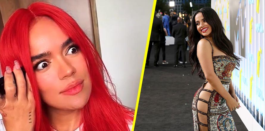 Presentador llama Becky G &nbsp;a Karol G y esta fue la reacción de la colombiana