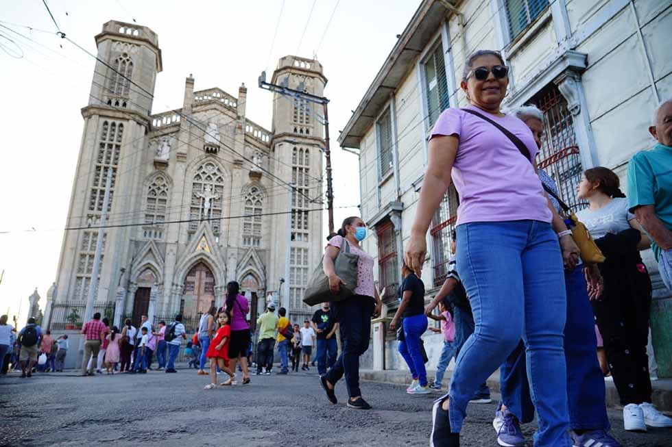 Iglesia El Calvario recibió a miles de turistas, este fin de semana