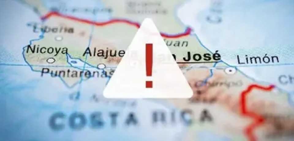 EUA emite alerta de seguridad para sus ciudadanos en Costa Rica por aumento del crimen