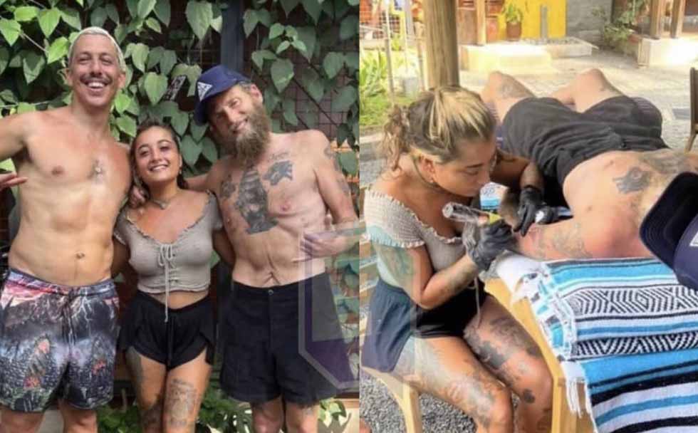 Jonah Hill decidió llevarse un recuerdo de El Salvador y se tatuó en las playas salvadoreña