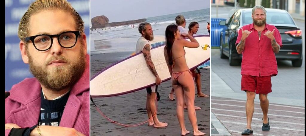 Famoso actor de Hollywood disfruta de las olas en la playa El Tunco