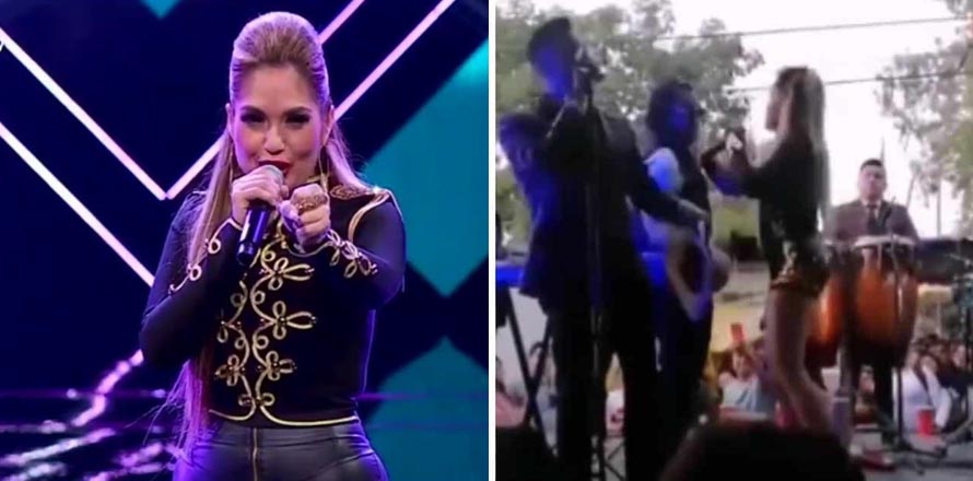 Ella es Heidy Infante, la mujer que fue manoseada y atacada por un sujeto durante una presentación artística