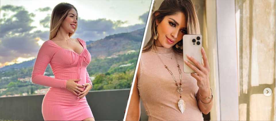 Larissa Graniello muestra su avanzado estado de embarazo
