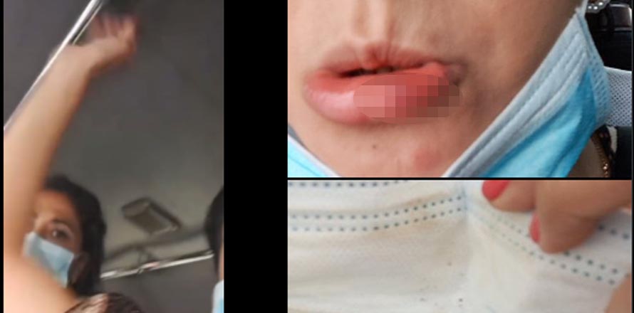 Joven denuncia a mujer que la agredió al interior de un microbús en Soyapango