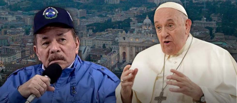 Daniel Ortega ordenó romper relaciones diplomática con Vaticano