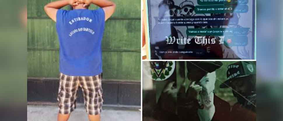 Capturan a menor de edad tras encontrarle en su celular conversaciones con pandilleros
