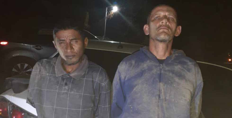 Unidades Élite de la PNC capturan a dos pandilleros que pretendía huir hacia Estados Unidos