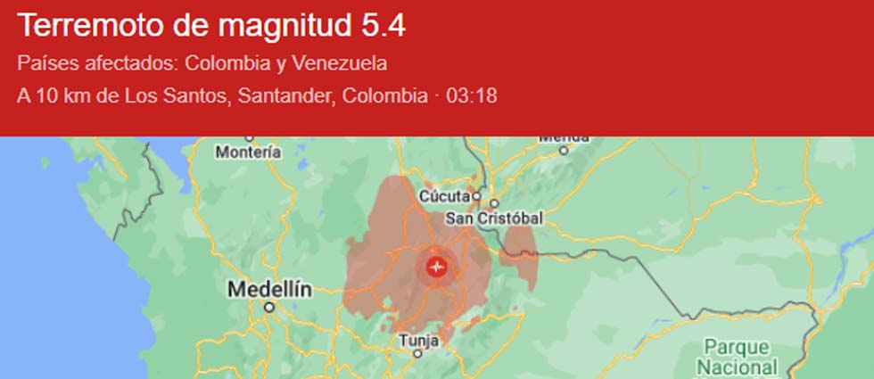 Fuerte sismo en Colombia afectó con replicas a Venezuela y Panamá