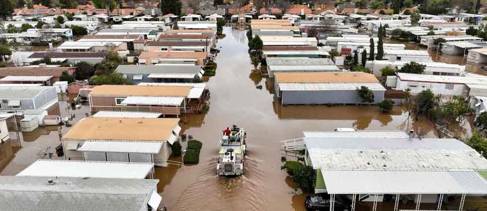 Declaran estado de emergencia en California tras nuevas tormentas