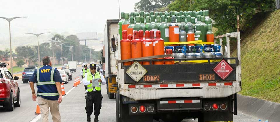 VMT modificará horarios del transporte de carga en el área metropolitana de San Salvador