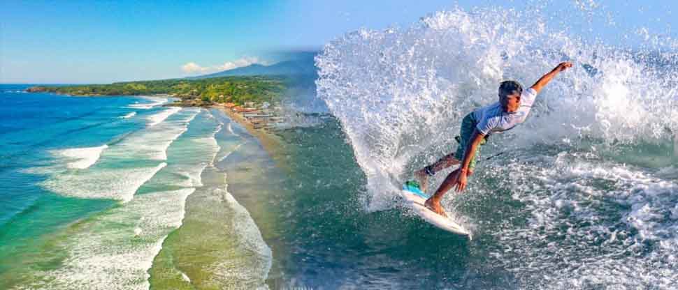 Primeros días del período vacacional de Semana Santa tendrán oleaje ideal para el turismo en costas salvadoreñas