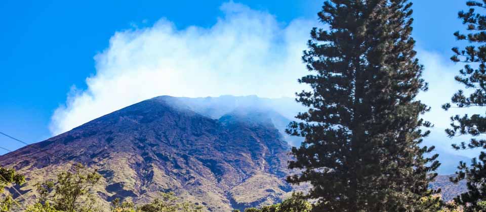 Medio Ambiente descarta erupción de volcán Chaparrastique