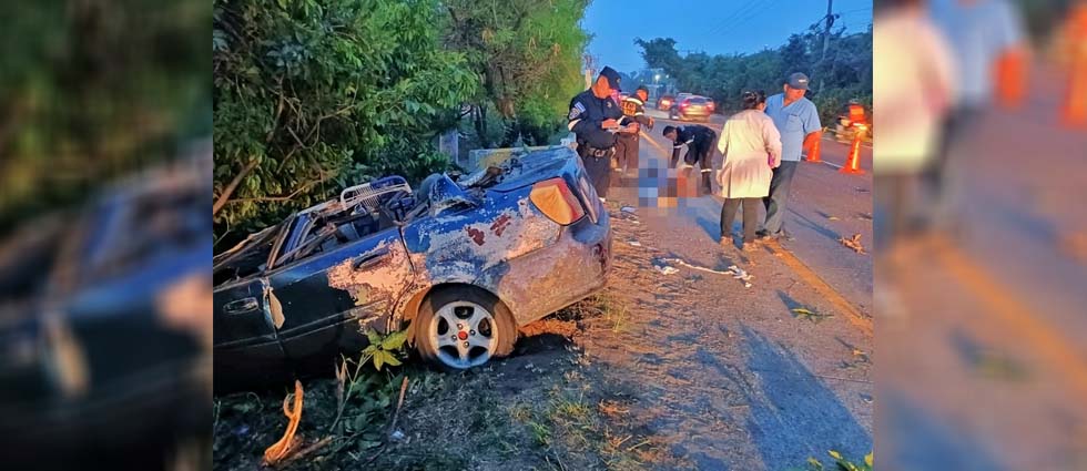 Mueren dos hombres tras fuerte accidente de tránsito en San Martín