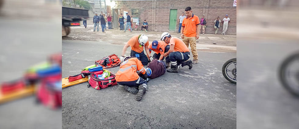 Un lesionado tras fuerte accidente en La Libertad