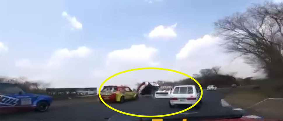 Salen a luz nuevas e impresionantes imágenes de accidente en el autódromo El Jabalí