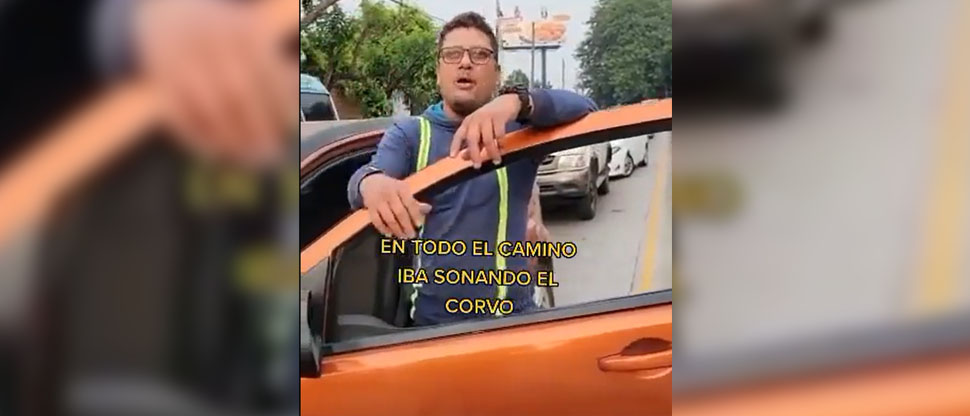 Automovilista denuncia que otro conductor supuestamente lo amenazó con un machete