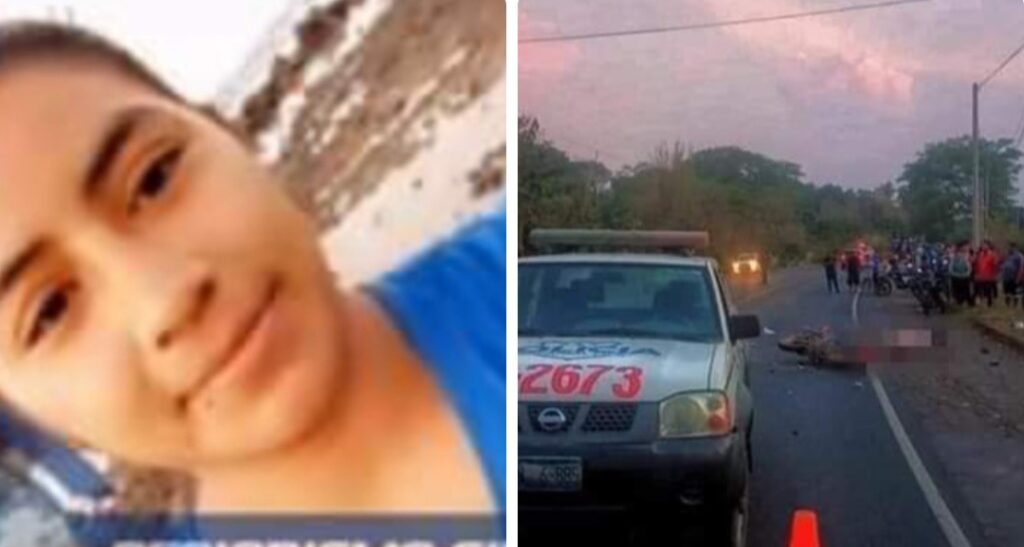 Ella era Nohemí, una de las dos víctimas fatales en accidente de Jujutla, Ahuachapán