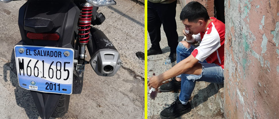 Trasladan de emergencia al hospital Rosales a señor atropellado por motocicleta