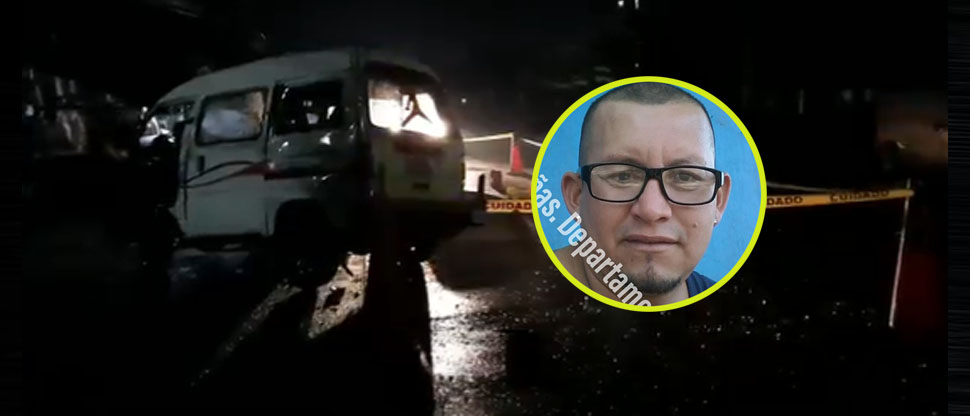 Él era Erick, conductor de un microbús que falleció en fatal accidente en carretera Troncal del Norte