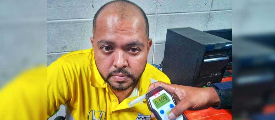 Conductor terminará tras las rejas en estas vacaciones por manejar borracho