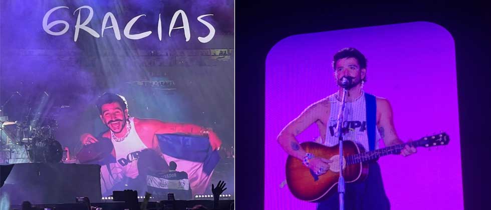 Camilo puso a bailar y cantar a los salvadoreños
