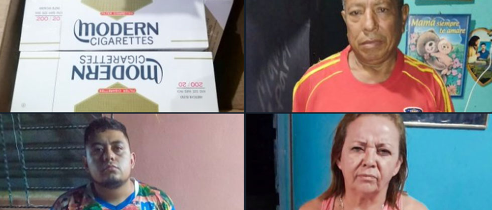Desmantelan estructura dedicada al contrabando de cigarrillos 