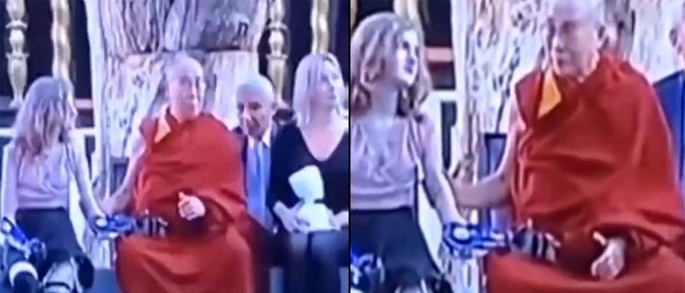 Se viraliza un nuevo video del Dalai Lama tocando a una niña de forma inapropiada