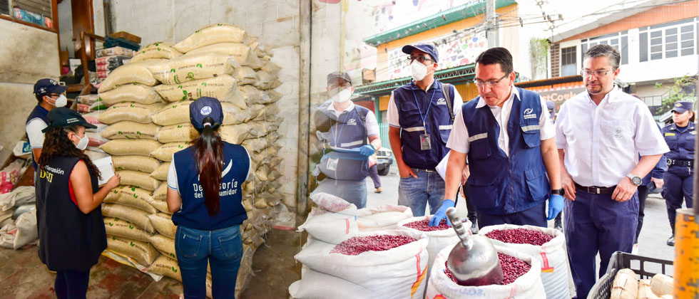 Defensoría del consumidor continúa desarrollando inspecciones de precios en granos básicos 