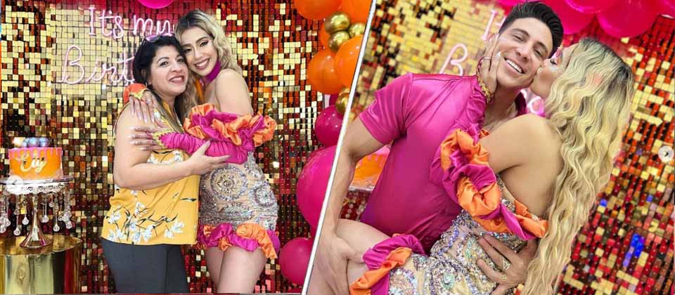 Ecuatoriano vuela desde su país para celebrar el cumpleaños adelantado de su novia salvadoreña