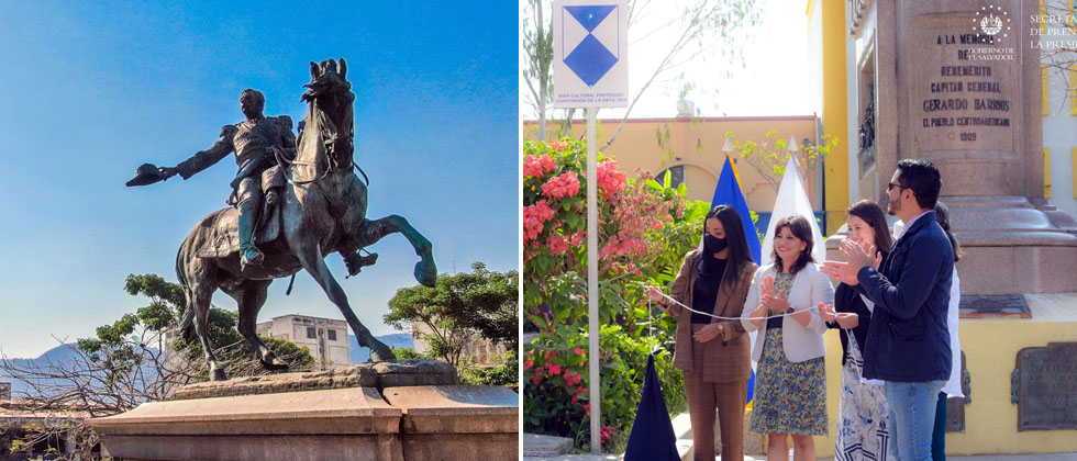 Declaran patrimonio cultural protegido al monumento del capitán Gerardo Barrios  