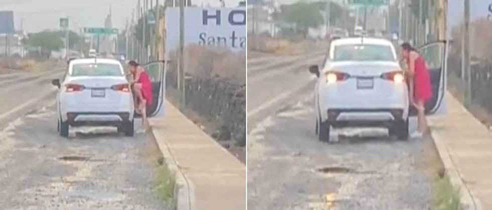 Descubren a pareja haciendo «travesuras» en la vía pública